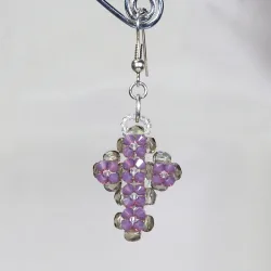 Hook pierces - Silver brass - Earrings Trevina - Hook pierces - Silver brass - Laiton argenté